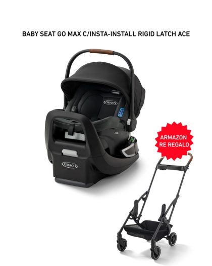 COMBO Baby Seat GoMax c/ Insta-Install Rigid LATCH Ace + ST GoMax Armazon Compacto ACE de REGALO