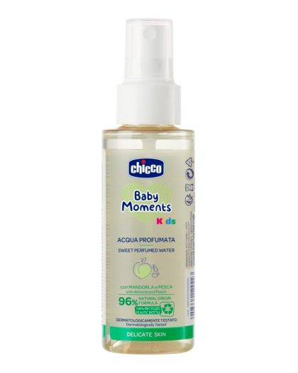 Agua Perfumada Chicco Baby Moments Kids Almendra y Melocotón