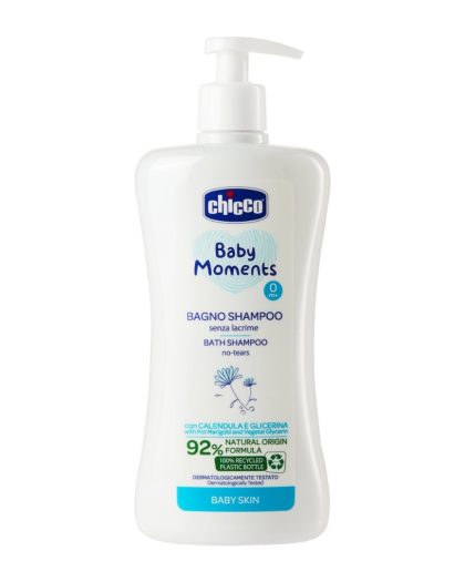 Champú sin lagrimas Baby Moments Chicco 500 ml