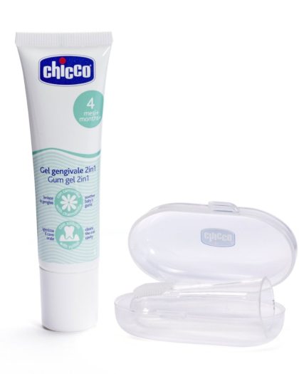 Set de Gel para Encías y Dedal Chicco 4m+