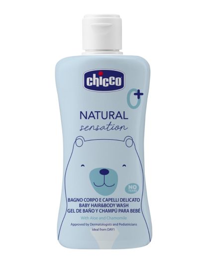 Gel de Baño y Champú Chicco Natural Sensation 200ml
