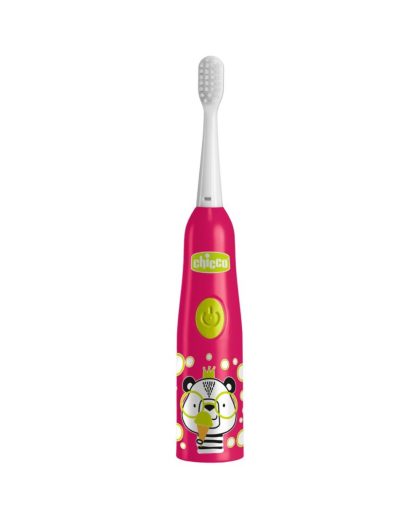 Cepillo de Dientes Eléctrico Infantil Chicco Rosado 3+