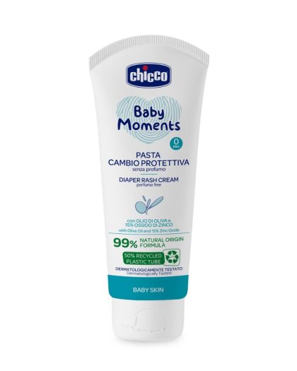 Crema para irritaduras de pañal Chicco Baby Moments 0m+