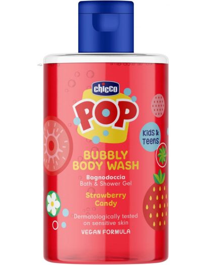 Gel de Baño Chicco Pop Kids & Teens Fresa