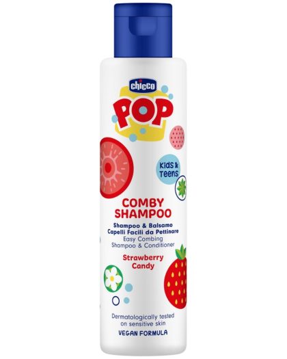 Comby Shampoo Chicco Pop Kids & Teens Fresa