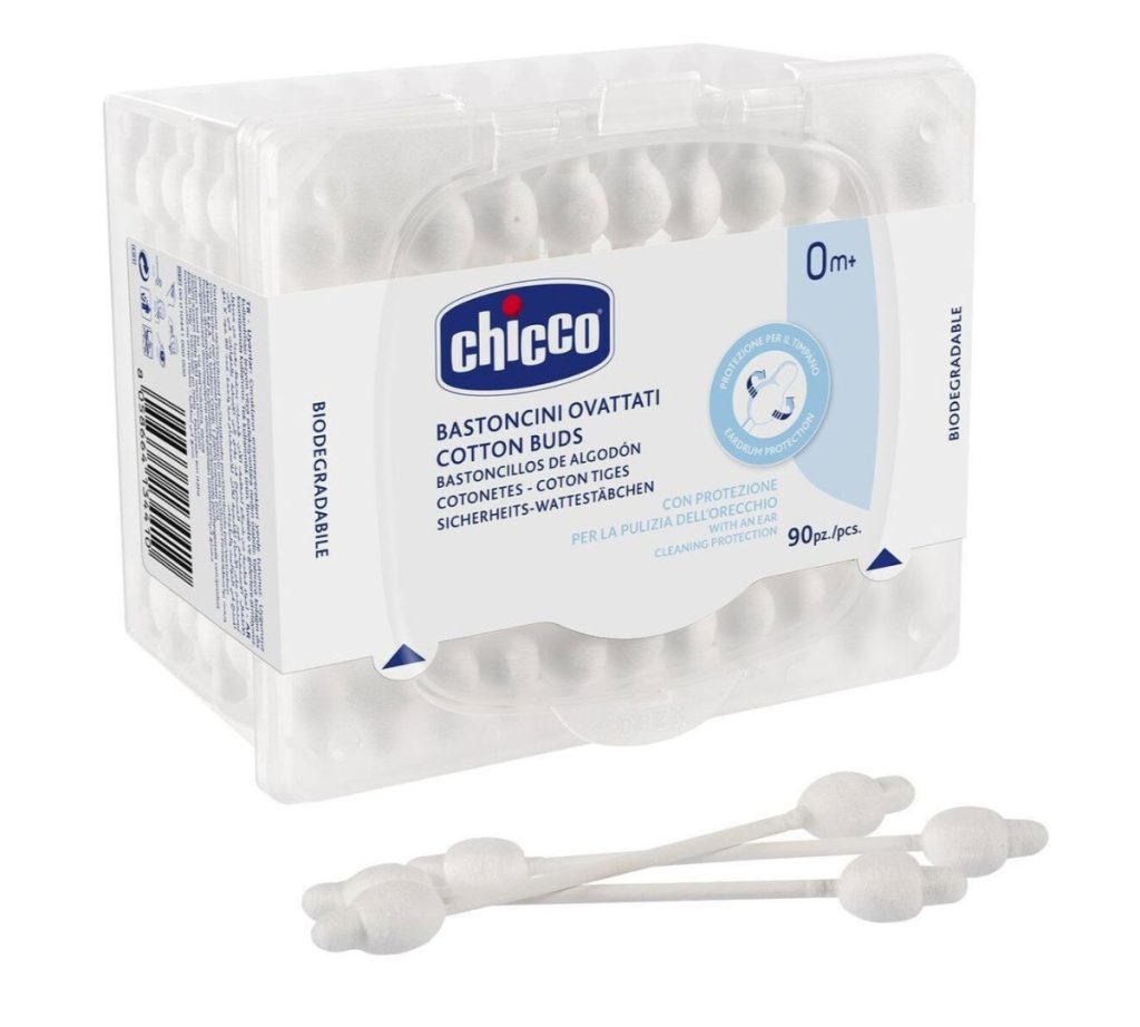 Cotonetes de Algodón Chicco 90 uds 0m+